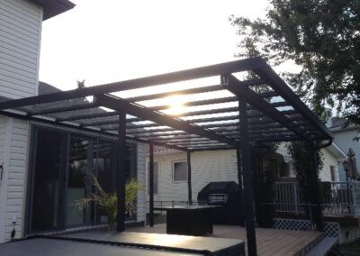 Glass Patio Cover